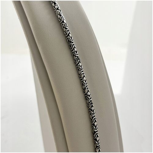 BRANSOLETKA SREBRNA SPLOT KRÓLEWSKI SREBRO PR. 925 GRAWER DLA CHŁOPCA 19 CM na Arena.pl