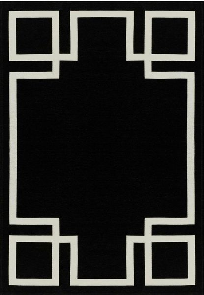Dywan Hampton Black 160x230 Art deco zdjęcie 1