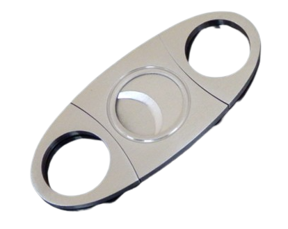 Srebrna Metalowa Gilotyna Do Cygara - Elegancki Akcesorium Konesera na Arena.pl