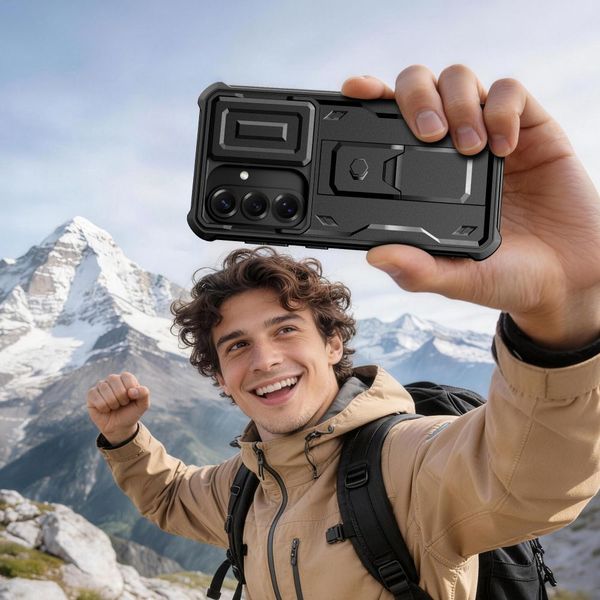 tech-protect kevlar cam+ 2-set galaxy s26 black zdjęcie 7