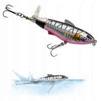 WOBLER na Szczupaka obrotowy ogon 9 cm 17 g oko 3D