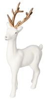 RENIFER WELUROWY STOJĄCY FIGURKA OZDOBA DO STROIKA