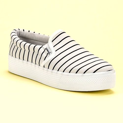 Białe Slipony W Paski r.38 na Arena.pl