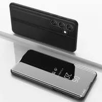 clear view case etui do samsung galaxy s24 fe pokrowiec z klapką