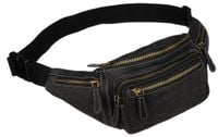 skórzana saszetka na pas 2506-mh-1908 black
