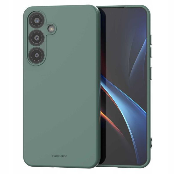 Spacecase Silicone Case 3.0 Galaxy S25 Dark Green zdjęcie 2