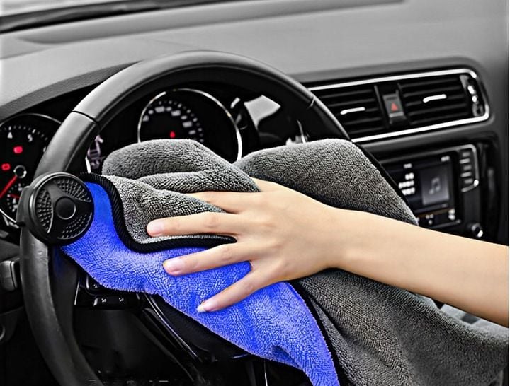 PUSZYSTY RĘCZNIK DO OSUSZANIA AUTA LAKIERU 90x60 Z MIKROFIBRY GRUBY CHŁONNY zdjęcie 8