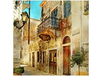 50X50CM GRECKA ULICZKA OBRAZ