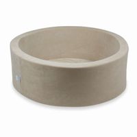 Suchy basen 90x30cm Velvet Soft Beżowy bez piłek