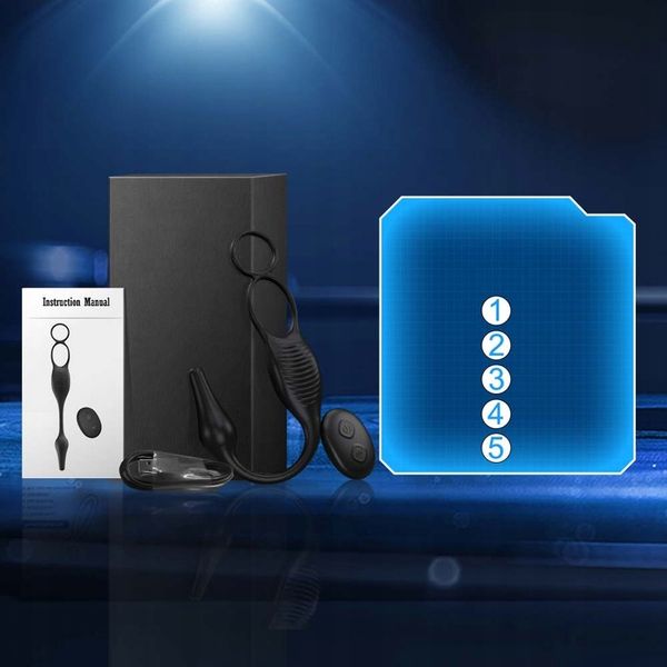 Masażer prostaty Cock Ring 7 trybów wibracji zdjęcie 8