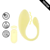 loveline f1 yellow - model z pilotem i 10 trybami wibracji, tester
