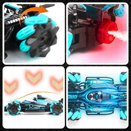 ZDALNIE STEROWANY DUŻY SAMOCHÓD DRIFT CAR AUTO STEROWANE GESTAMI RĘKI PILOT na Arena.pl