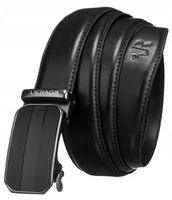 Pasek skórzany męski ROVICKY do spodni klamra automatyczna na prezent