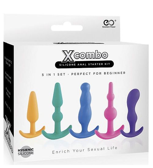 Zestaw pięciu plugów analnych zdjęcie 2