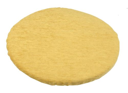Okrągła poduszka na taboret 35 cm (żółta) na Arena.pl