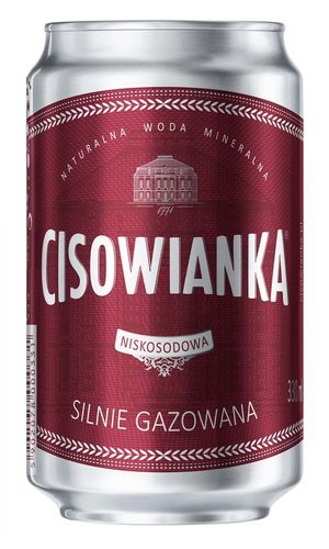 Cisowianka woda silnie gazowana 330 ml x 48 sztuk na Arena.pl