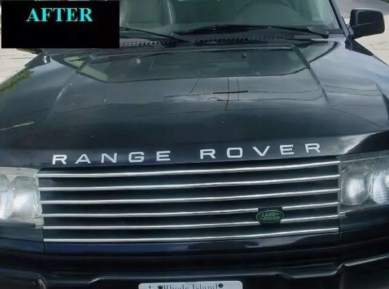 1995-2002 RANGE ROVER - LIstwy chrom grill chromowan zdjęcie 3