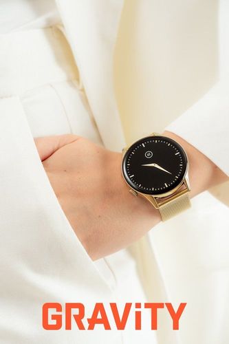 smartwatch gravity złoty pasek + bransoleta gt11-2 na Arena.pl
