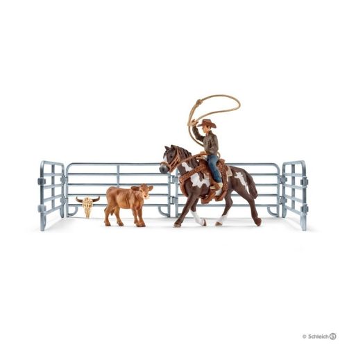 Schleich Kowboj łapiący na lasso na Arena.pl