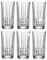 BOHEMIA DOVER Zestaw Komplet 6 Szklanek Do Napojów Drinków SZKLANKI 350 ml