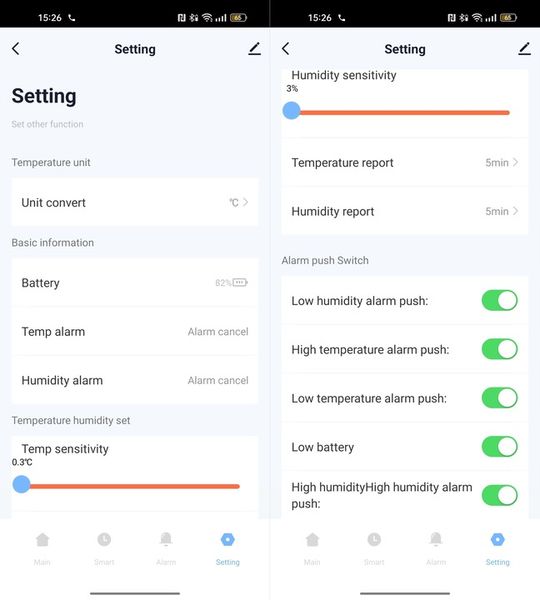 Czytelny Czujnik Sensor Temperatury Wilgotności LCD Zigbee Tuya zdjęcie 3