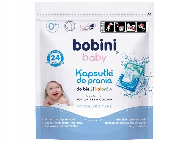 Kapsułki do prania BOBINI Baby - 24 szt. zdjęcie 1