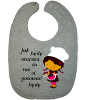 Śliniaczek Bawełniany Mała Kucharka