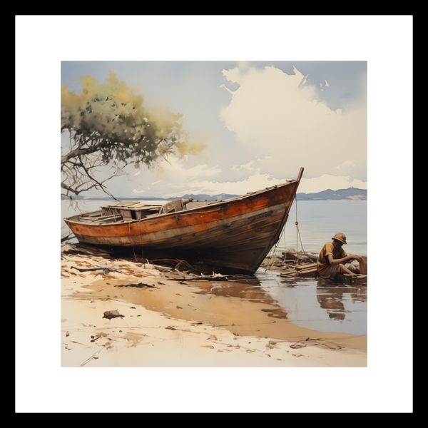 Plakat 30x30cm Spokój Przybrzeża zdjęcie 3