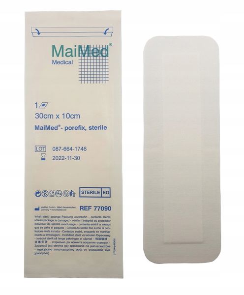 PLASTER Z OPATRUNKIEM STERYLNY NA RANY Z WKŁADEM CHŁONNYM 30x10cm 25szt zdjęcie 6