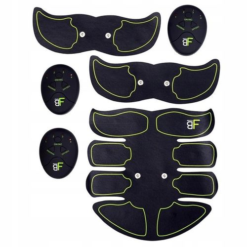 Elektrostymulator Stymulator Mięśni Brzucha + Żelowe Nakładki Motylki 4 szt na Arena.pl