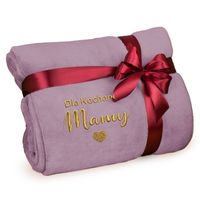 Elegancki Koc z Mikrofibry 200x220 Prezent dla Mamy Dzień Matki Urodziny
