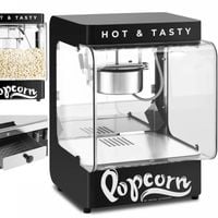 maszyna urządzenie do prażenia popcornu 4-5 kg/h 1.2 l czarna