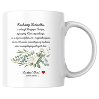 Prezent na dzień Dziadka Kubek z personalizowanym imieniem