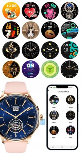 SMARTWATCH DAMSKI Z FUNKCJA ROZMOWY SPORT PULS POMIARY MENU PL SMART WATCH na Arena.pl
