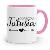 Kubek Różowy Dzień Dziecka Córeczka Tatusia Z Nadrukiem Ze Zdjęciem