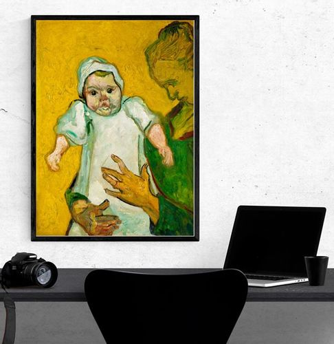 Madame Roulin and Her Baby, Vincent van Gogh - plakat 21x29,7 cm na Arena.pl