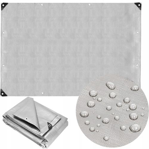 PLANDEKA PLANDEKI 3x4m SZARA WZMACNIANA 260G MOCNE OKRYCIE PŁACHTA na Arena.pl