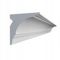 Listwa karniszowa LED 2m DLO8 6cm x 6cm maskownica osłona szyny ozdobna