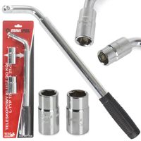 KLUCZ DO KÓŁ TYP-L 17-19-21-23mm /dwie nasadki/