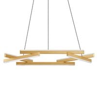 Designerska lampa zwieszana Balta LE43529 LED 38W 3000K złota czarna