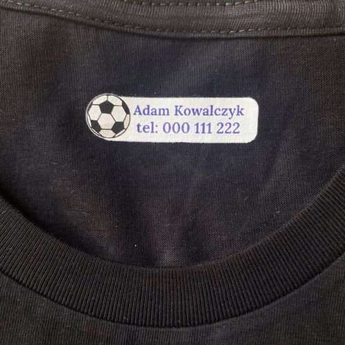 Naklejki Imienne Na Ubrania TERMO NAPRASOWANKI Imienniki METKI Zestaw na Arena.pl