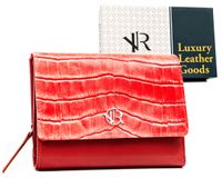 portfel damski sk. rv-3412-sla-4866 red croco-red