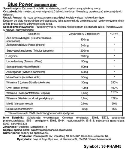Blue Power - Stimulating Capsules na Arena.pl