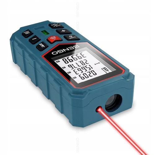 DALMIERZ LASEROWY 50m MIERNIK ODLEGŁOŚCI CYFROWY kątomierz poziomica na Arena.pl