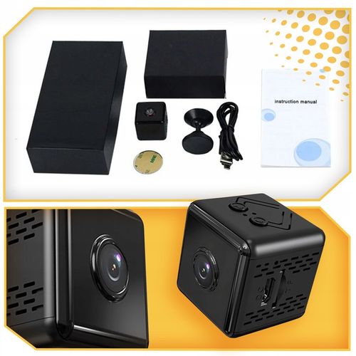 Mini kamera szpiegowska SMART detekcja ukryta kamerka Mała WIFI 4K na Arena.pl