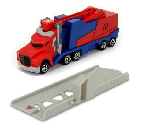 Transformers wyścigowy Optimus Prime na Arena.pl