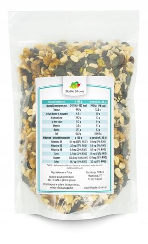 MIESZANKA DLA MÓZGU studencka witamina B1 B6 1kg na Arena.pl