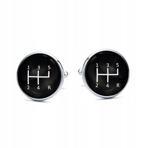 Spinki do mankietów wzór SKRZYNIA BIEGÓW na Arena.pl