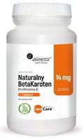Naturalny BetaKaroten x100tab Aliness Pro Witamina