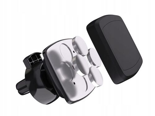 SAMOCHODOWY ROZDZIELACZ 4xUSB QC PD 40W MAGNETYCZNY MOCNY UCHWYT DO KRATKI na Arena.pl